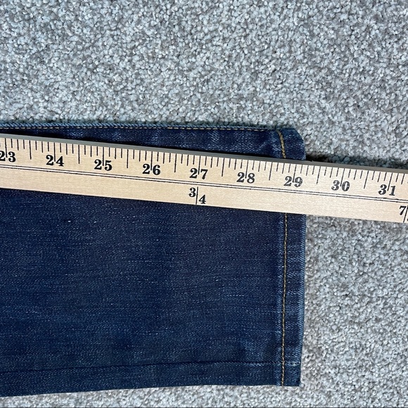 Madewell Skinny Mid Rise 9” Dark Wash Jeans Size 30x30 - Picture 7 of 8